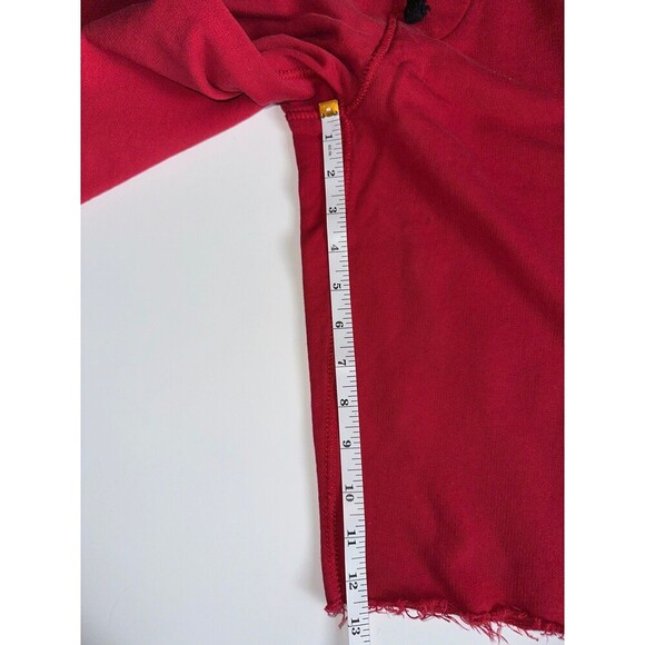 Vintage True Religion Sweat Jogger Shorts Men 3XL Red Black Casual 12.5” Inseam - Picture 8 of 9